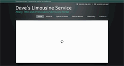 Desktop Screenshot of daveslimousine.net