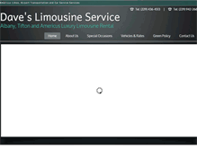 Tablet Screenshot of daveslimousine.net